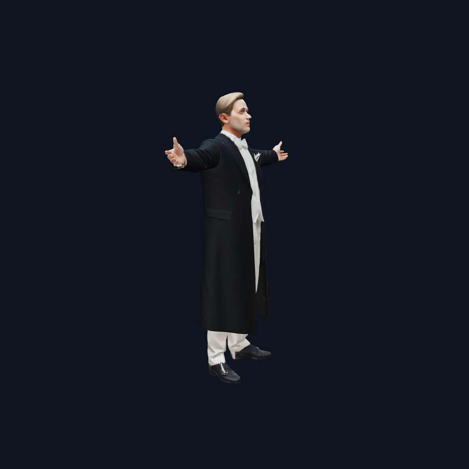 Elegant Tuxedo Performer model pack